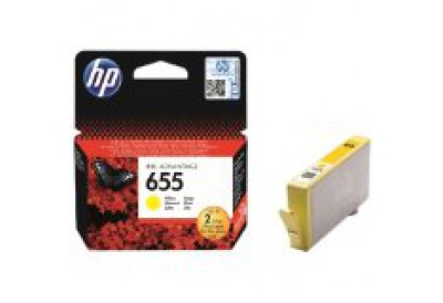 HP 655 Yellow Ink Cartridge